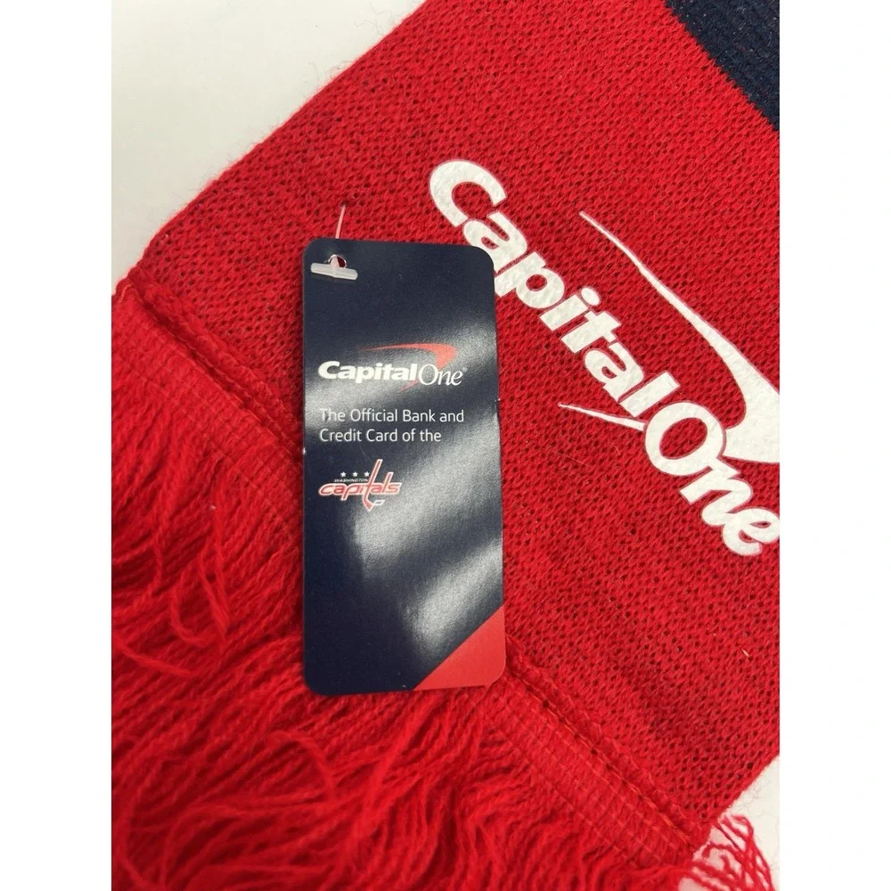 Washington Capitals ALL CAPS Scarf NHL Capital One SGA 2020 NWT Red